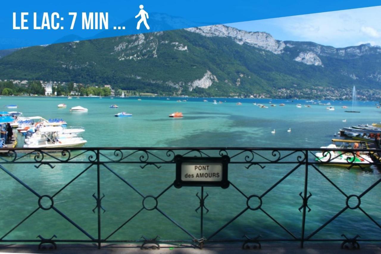 Royalement Bien ! Hyper-Centre - Wifi - Netflix - Disney Plus Annecy Luaran gambar