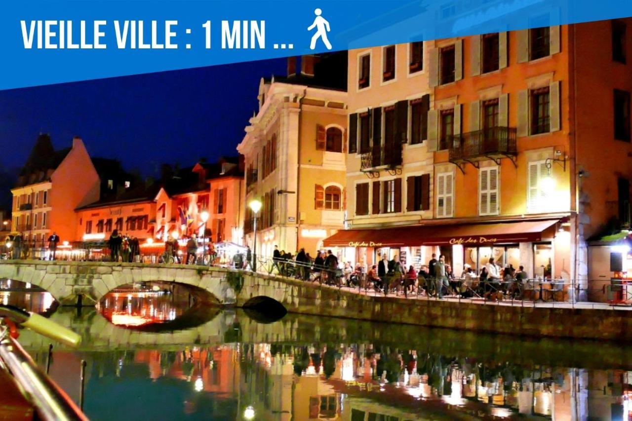 Royalement Bien ! Hyper-Centre - Wifi - Netflix - Disney Plus Annecy Luaran gambar