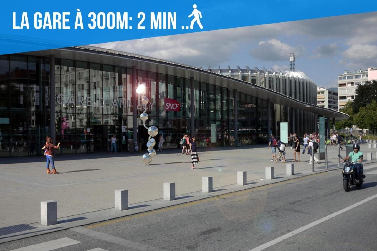 Royalement Bien ! Hyper-Centre - Wifi - Netflix - Disney Plus Annecy Luaran gambar